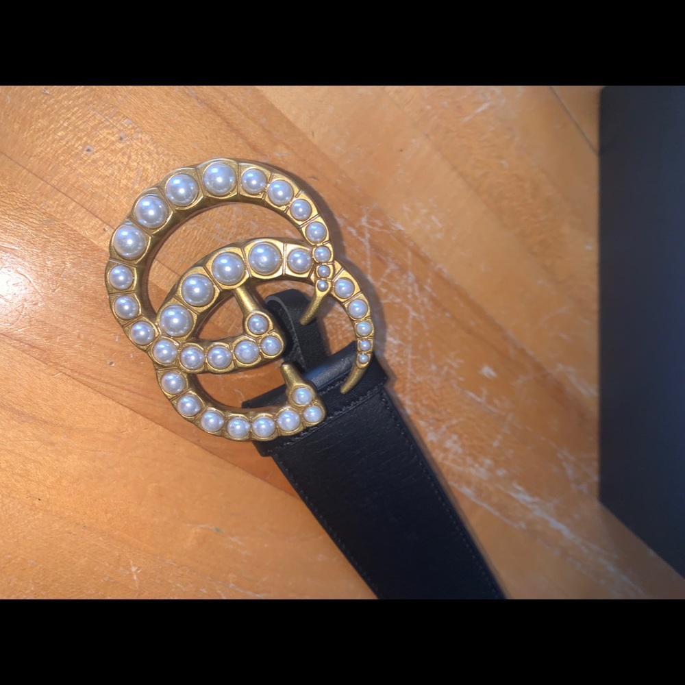Pearl Gucci Fashion Belt